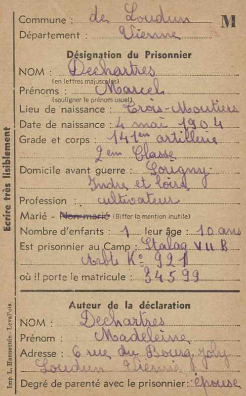 DP DECHARTRES Marcel 800