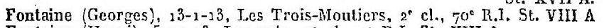 FONTAINE Georges List Prisonniers N63 Paris 13 Janver 1941