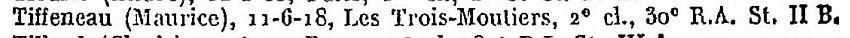 TIFFENEAU Maurice Liste Prisonniers N81 Paris 11 Mars 1941